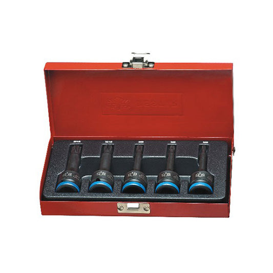 5PCS Spline Bit Socket Set Taiwan Origin