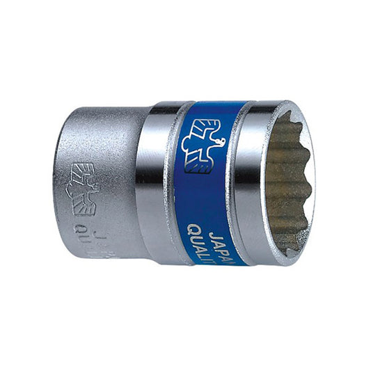 Cr-V 1/2″Dr.12PT Socket (blue band) Taiwan Origin