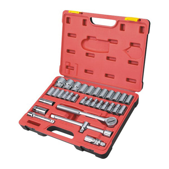 Cr-V 32PCS Socket Wrench Set 1/2″