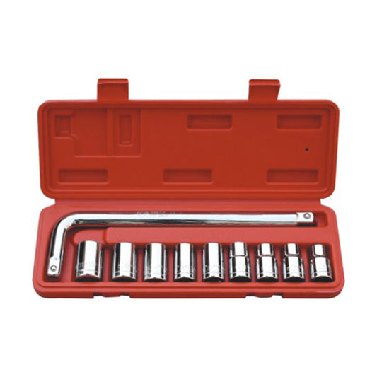 Cr-v 10PCS Socket Wrench Set 1/2″