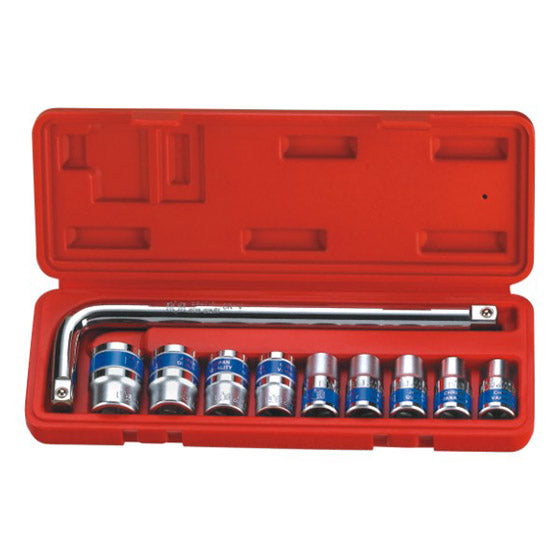 Cr-v 10PCS Socket Wrench Set 1/2″